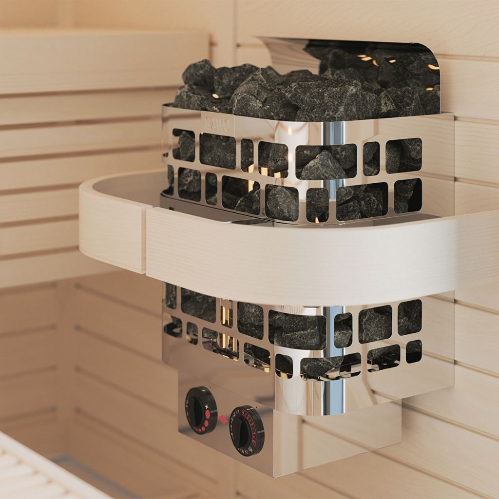 Elektriskt bastuaggregat Krios 4,5 kW Rostfri