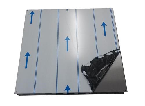 Takskyddsplåt Kota  rostfritt 650 x 650 mm