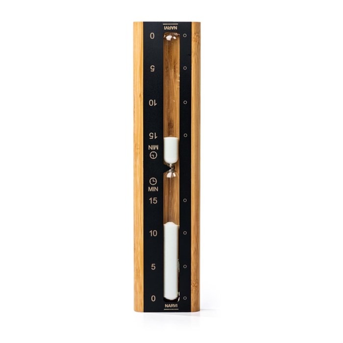 Narvi Sandur, bambu/svart alu 15 min -